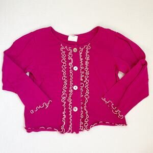 MulberriBush Ruffled Cardigan
